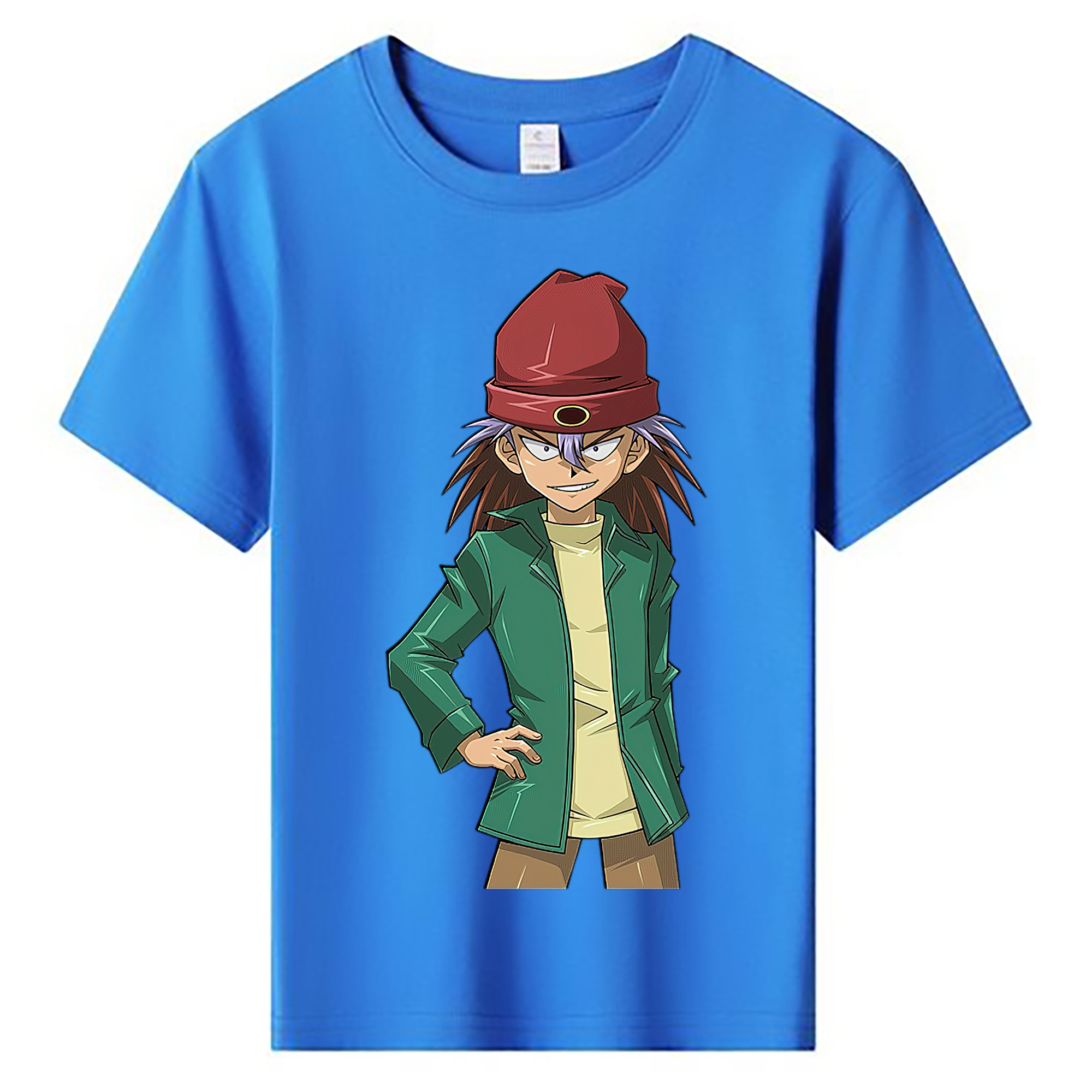 （画像用） 遊☆戯☆王 Yu-Gi-Oh! 綿100％キッズTシャツ（フロントプリント）
